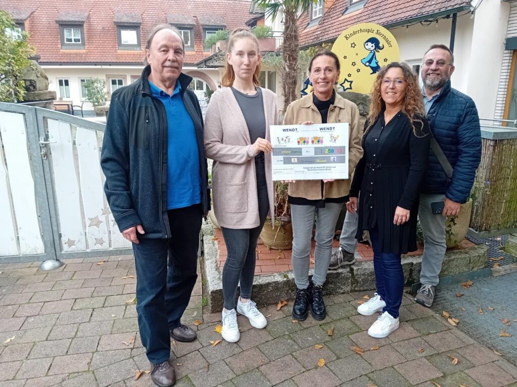 Spende der Belegschaft der Wendt SIT und Wendt Noise Control