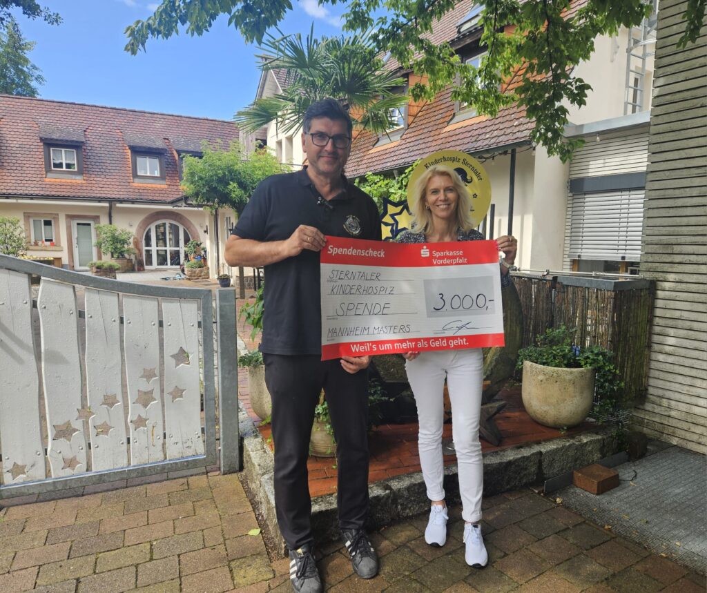 Mannheim Masters spendet an das Kinderhospiz Sterntaler