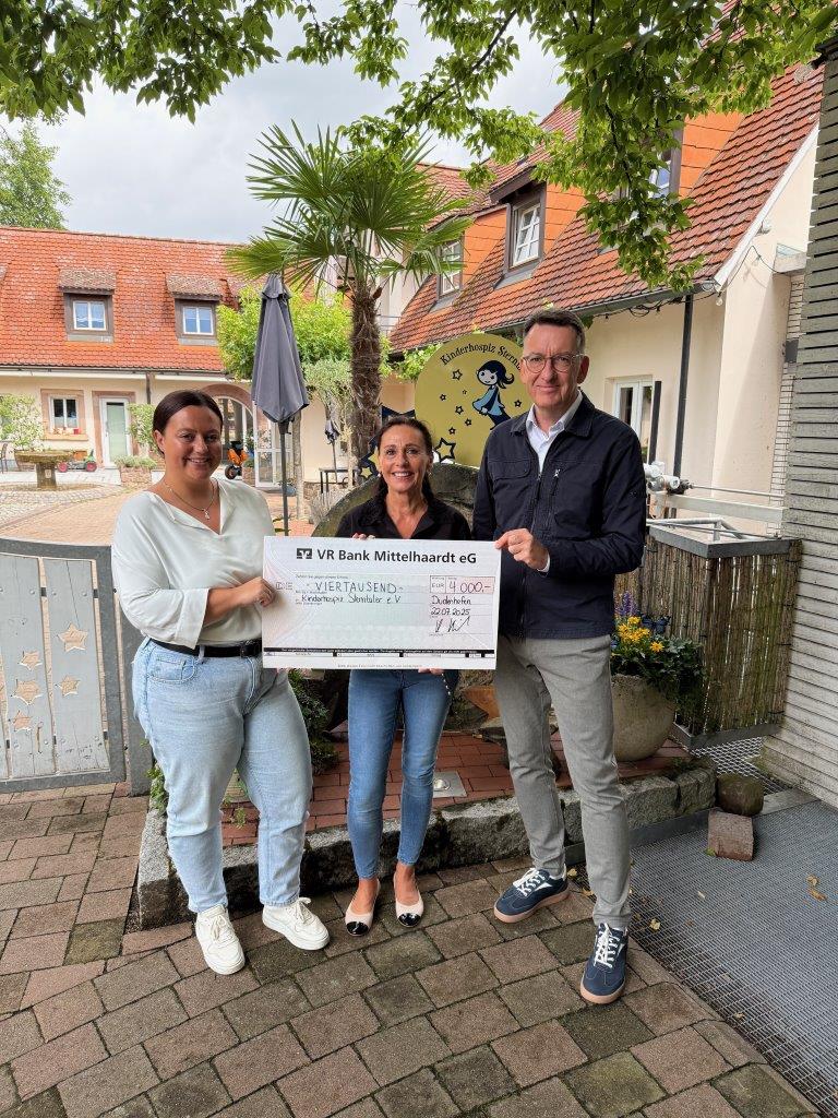 Auto Köhler aus Bad Dürkheim unterstützt Kinderhospiz Sterntaler