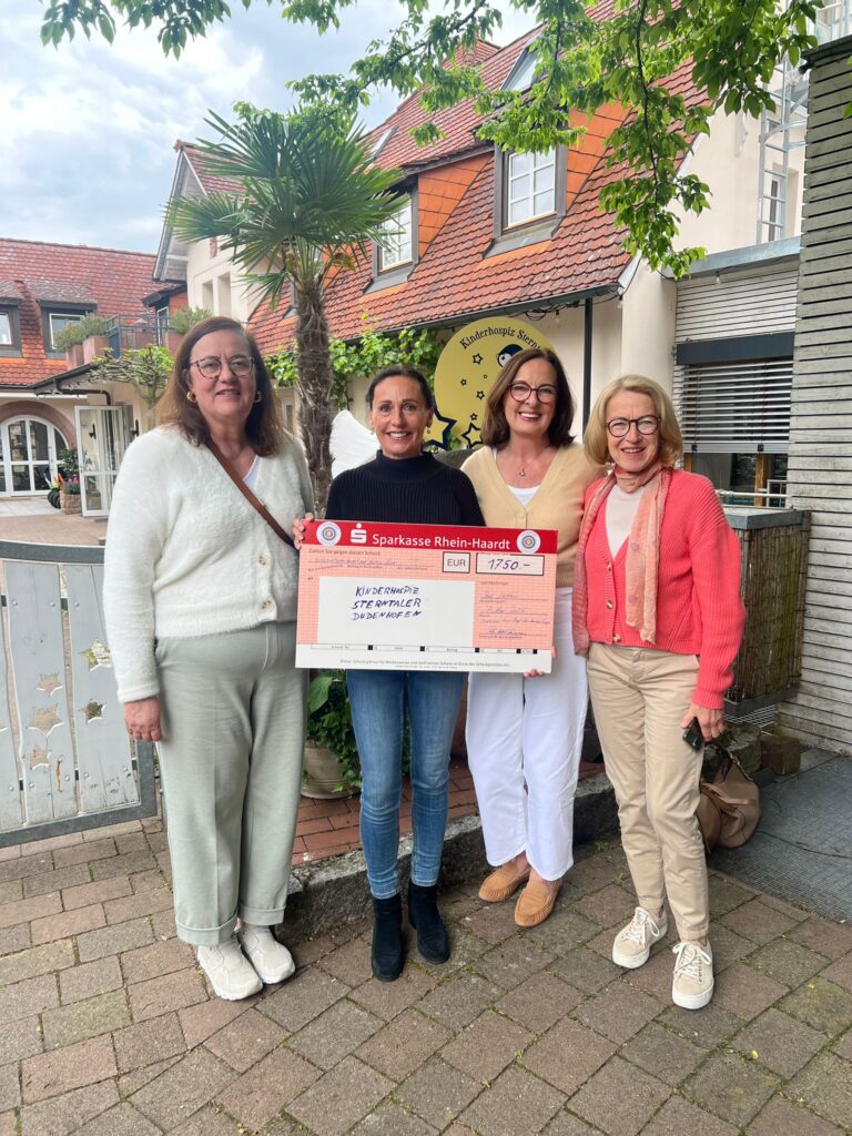 Kinderhospiz Sterntaler freut sich über Spende des Inner Wheel Club Mannheim Europea