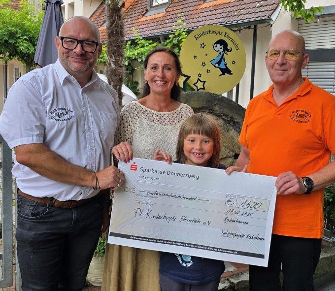 Spendenaktion für Sterntaler von der Kolpingkapelle Rockenhausen