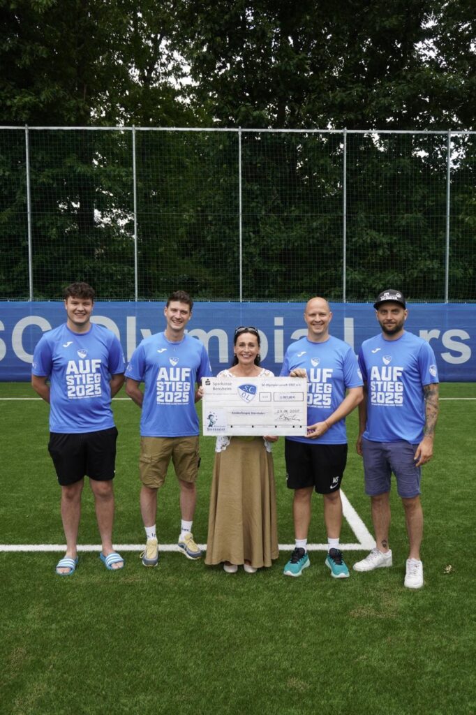 Mehr als nur Fußball: SC Olympia Lorsch spendet an das Kinderhospiz Sterntaler