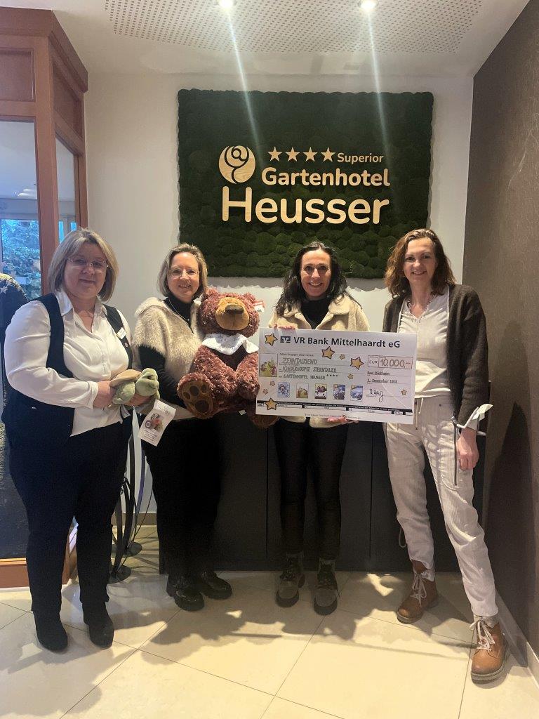 Unterstützer der ersten Stunde: Wellness- und Gartenhotel Heusser
