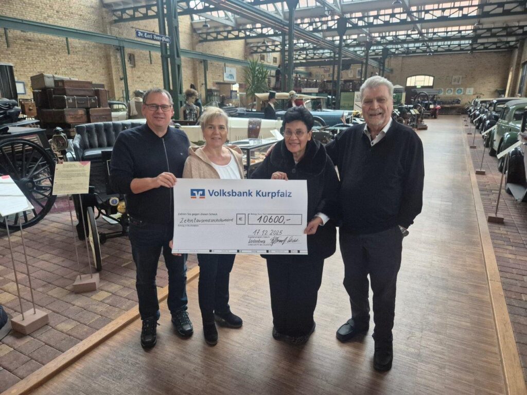 Automuseum Ladenburg spendet an Kinderhospiz Sterntaler