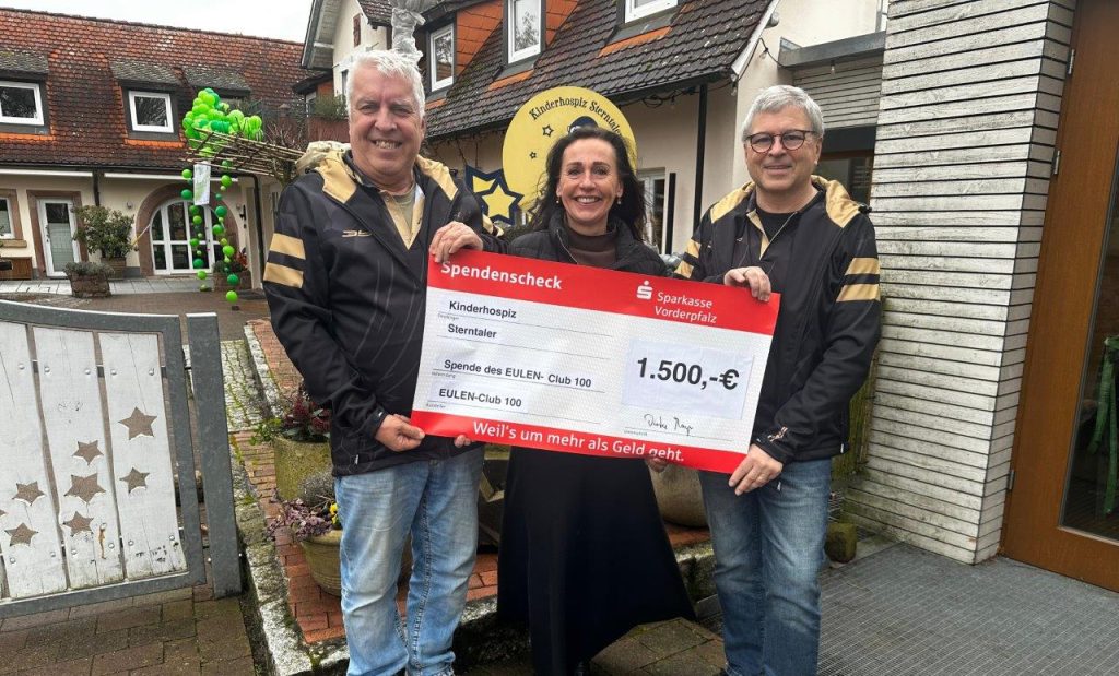 Eulen-Club 100 spendet wieder an seine Sterntaler