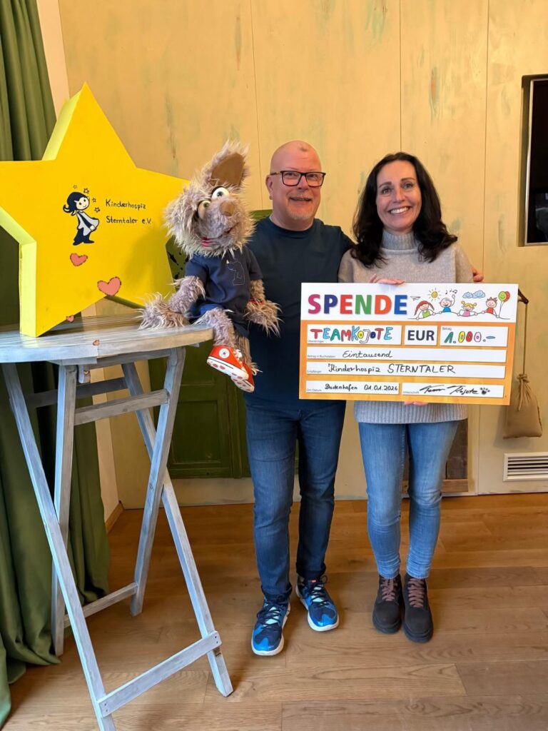 Team Kojote sammelt für das Kinderhospiz Sterntaler