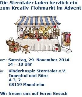 29.11.2014 Sterntaler´s Kreativ-Flohmarkt im Advent