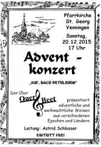 Adventkonzert 15 Venningen-Plakat