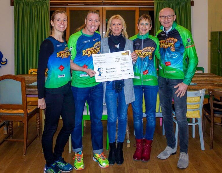 United Runners of Pfalz spenden an Kinderhospiz Sterntaler