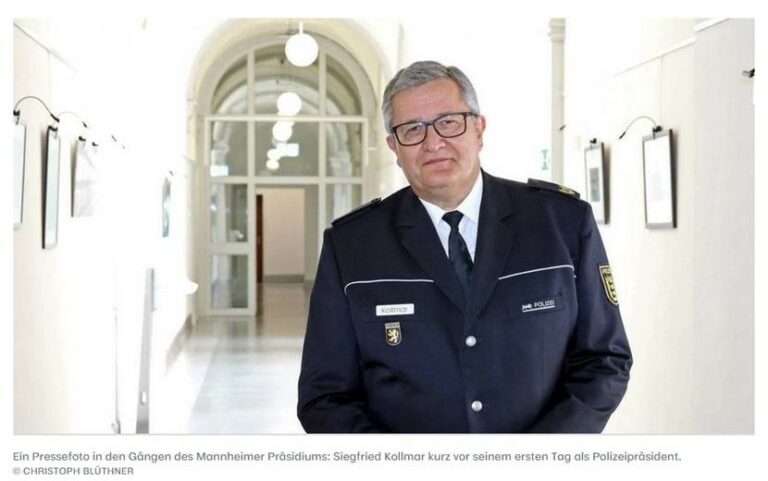 Mannheim trauert um seinen Polizeipräsident Siegfried Kollmar.
